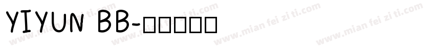 YIYUN BB字体转换